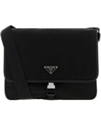 Prada - Canvas Shopping Bag - Lyst
