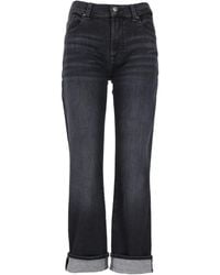 7 For All Mankind - Relaxed Skinny Carbon Storm - Lyst