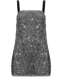 Dolce & Gabbana - Sequin Dress With Straps - Lyst