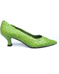 LA ROSE - Carol Wooden Pumps - Lyst
