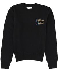 MC2 Saint Barth - "New Queen" Jersey With Embroidery - Lyst