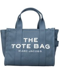 Marc Jacobs - Handtaschen The Tote Bag Woman Stoff Blau/Blauer Schatten - Lyst