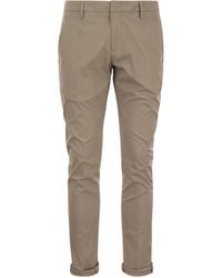Dondup - Gaubert Slim Fit Gabardine pantalones - Lyst