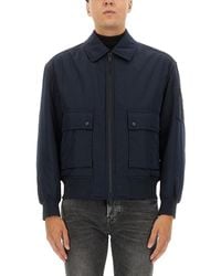 BOSS - Polyester Jacket - Lyst