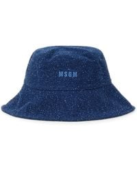 MSGM - Hat With Logo - Lyst