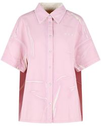 Marni - Roze Katoenen Overhemd - Lyst