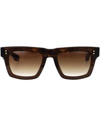 Dita Eyewear - Squared Sunglasses Dts712 A 02 Brn Cry - Lyst