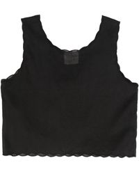 forte_forte - Tanktop Met Gewelfde Afwerking - Lyst