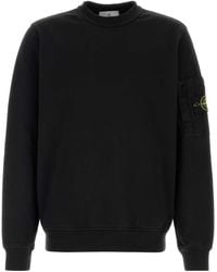 Stone Island - Cotton Sweatshirt - Lyst