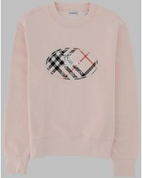 Burberry - Graphic Crewneck Sweatshirt - Lyst