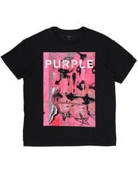 Purple Brand - Tshirt With Print - Lyst