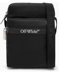 Off-White c/o Virgil Abloh - Off- Nylon Shoulder Bag With Logo - Lyst
