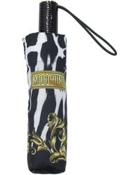 Moschino - Paraplu Dames Polyester Wit/zwart - Lyst