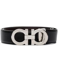Ferragamo - Gancini Leather Belt - Lyst