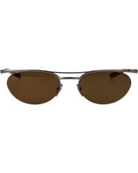 Saint Laurent - Ruthenium-Ruthenium- Metal Sunglasses - Lyst