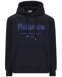 Alexander McQueen - Logo Kapuzenpullover - Lyst
