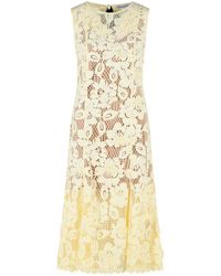 Self-Portrait - 'Crochet' Polyester Dress - Lyst