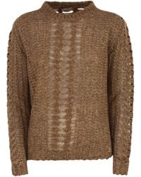 Herno - Crew Neck Knitted Jumper - Lyst