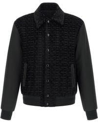 Balmain - Velvet Bomber Jacket - Lyst