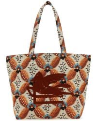 Etro - Floralia-Print Jacquard Tote Bag - Lyst