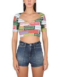 KENZO - Labels Short Top - Lyst