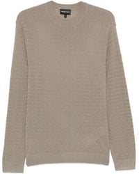 Emporio Armani - Round-Neck Knitwear - Lyst