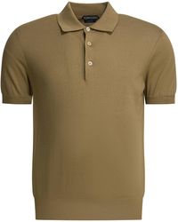 Tom Ford - Cotton Knit Polo Shirt - Lyst