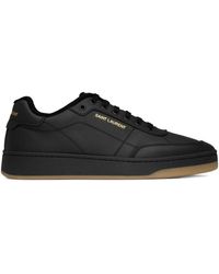 Saint Laurent - Baskets Sl/61 En Cuir - Lyst