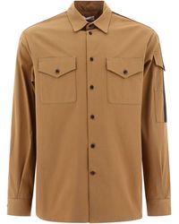 Alexander McQueen - Overshirt Jacket With Logo Detail - Lyst