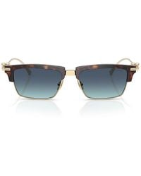 Tiffany & Co. - Zonnebril Tf4262 K 80159 S Verguld Bruin/blauw Gradiënt Unisex - Lyst