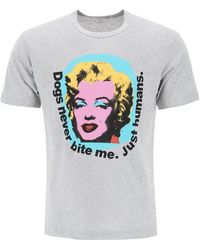 Comme des Garçons - Camisa de Comme des Garcons Marilyn Monroe Print t - Lyst