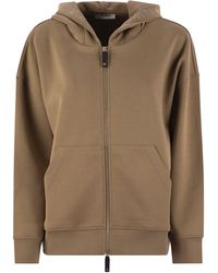 Max Mara - Max Mara Siena Cotton Jersey Hoodie - Lyst