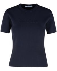 Max Mara - Segale Viscose Blend T-Shirt - Lyst