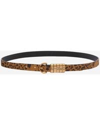 Pinko - Cinturón de piel de ante con logo de - Lyst