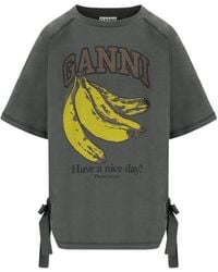 Ganni - Banana T-Shirt - Lyst