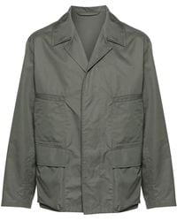 Lemaire - Cotton Blend Multipocket Overshirt - Lyst