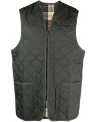 Barbour - Quilted Waistcoat/Zip - Lyst