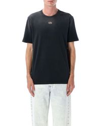 DIESEL - T-shirts et polos noirs - Lyst
