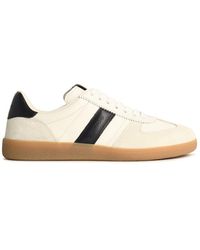 Tom Ford - 'archer' White Suede Sneakers - Lyst