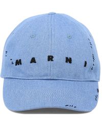 Marni - Broidered Cap - Lyst
