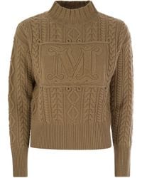 Max Mara - Miranda Wolle und Kaschmirpullover - Lyst