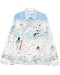 CASABLANCA - Camisa con estampado gráfico - Lyst