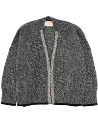Circus Hotel - Cardigan With Mouliné Workmanship - Lyst