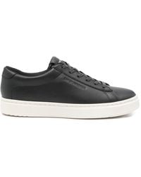 Emporio Armani - Leather Sneakers - Lyst