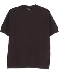 Emporio Armani - Knitted T-Shirt - Lyst