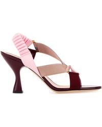 Fendi - Stripes Colibri Heels - Lyst