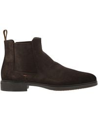 Santoni - Flexible Suede Chelsea Boots - Lyst