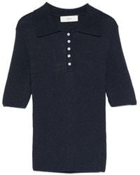 DUNST - Cotton Blend Polo Shirt - Lyst