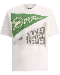 Kapital - Opalblatt T -Shirt - Lyst