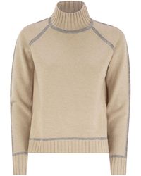 Max Mara - Pescara Wool And Cashmere Turtleneck Sweater - Lyst